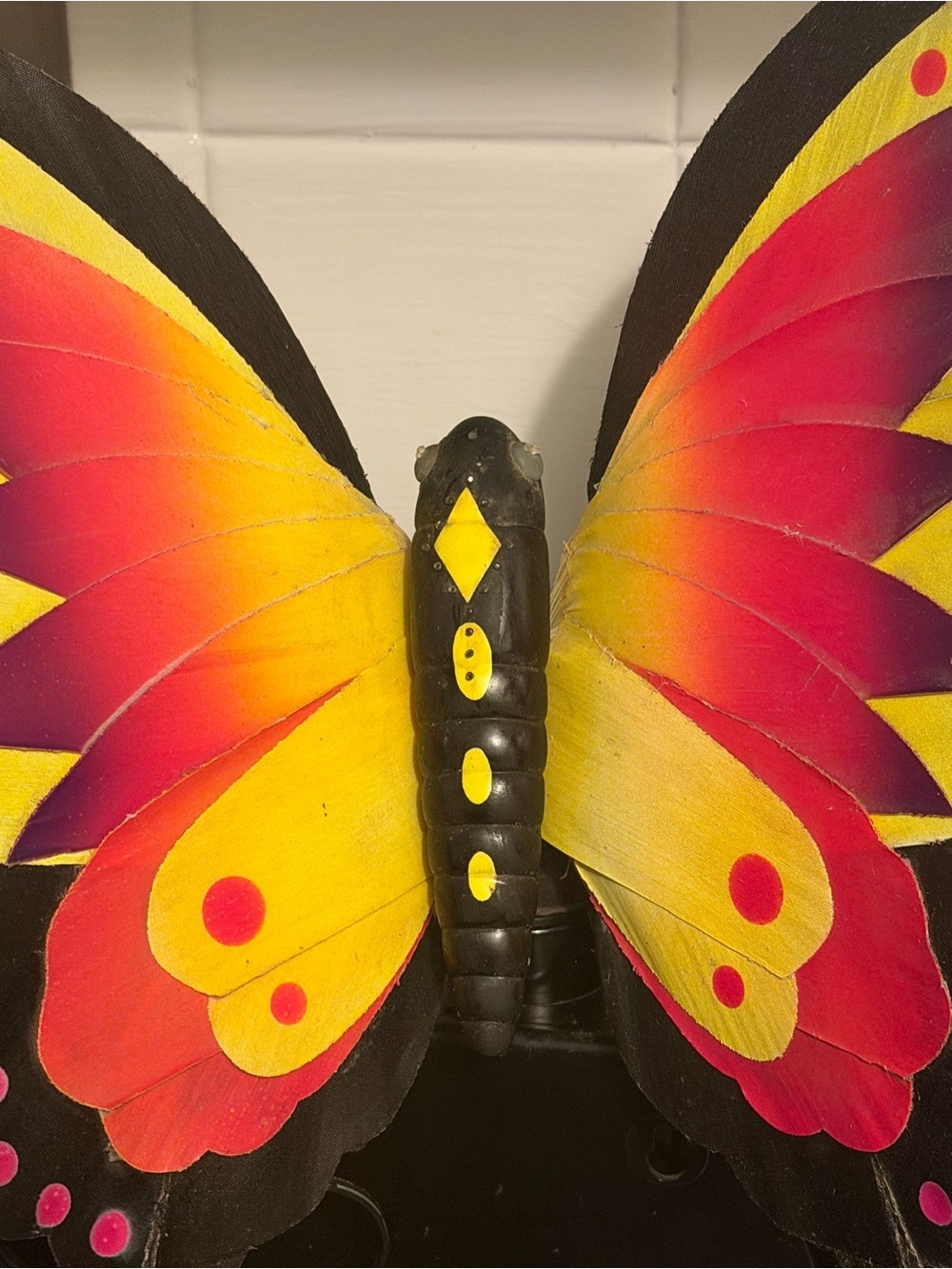 Lite F/X Fiber Optic Butterfly Color Changing Lamp Vintage - Picture 2 of 6